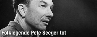 Folklegende Pete Seeger auf einer Archivaufnahme aus 1967