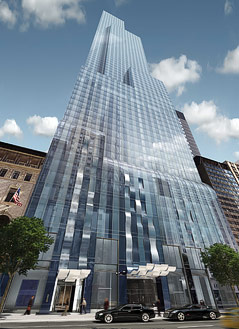 © AP/PRNewsFoto/Extell Development Company Der Wolkenkratzer One57 in New York