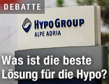 Das Logo der  Hypo Alpe-Adria Bank in Klagenfurt