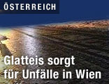 Glatte Fahrbahn