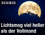 Aufgehenden Vollmond