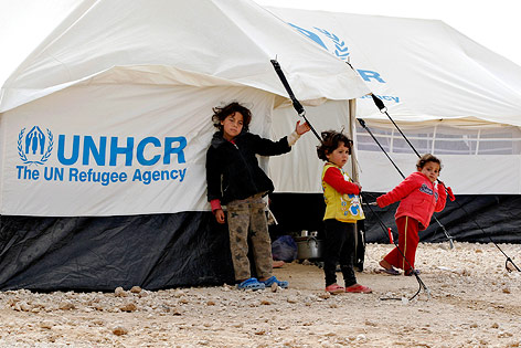© Reuters/Muhammad Hamed Syrische Kinder in einem Flüchtlingscamp in Jordanien