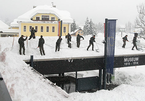 © APA/Bundesheer/Weghaupt Schnee