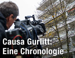 Kamera filmt Wohnhaus