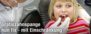Kind beim Zahnarzt
