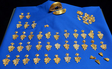 © APA/EPA/Torsten Silz Goldschmuck aus der Römer-Zeit