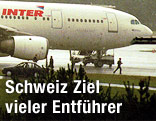Entführter Airbus A-300 der französischen Gesellschaft Air Inter