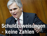 Bundeskanzler Werner Faymann (SP&Ouml;)