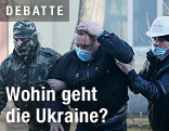 Verletzter Demonstrant