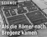 Zeichnung eines Römischen Lagers