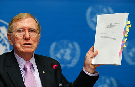 © Reuters/Denis Balibouse Michael Kirby, Leiter der UNO-Kommission