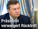 Präsident der Ukraine Viktor Janukowitsch