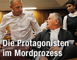 Staatsanwalt Gerrie Nel und Verteidiger Barry Roux