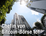 Wolkenkratzer in Singapur, in dem Autumn Radtke verstarb