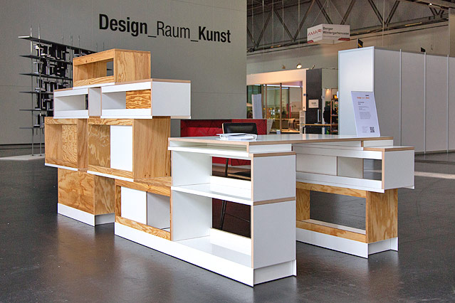 Ausstellungsstück auf der Messe Möbel & Interieur