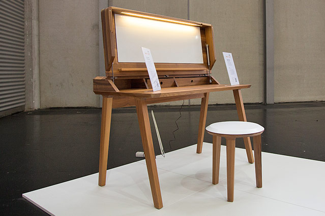© ORF.at/Michael Baldauf Möbelstück auf der Messe Wohnen & Interieur