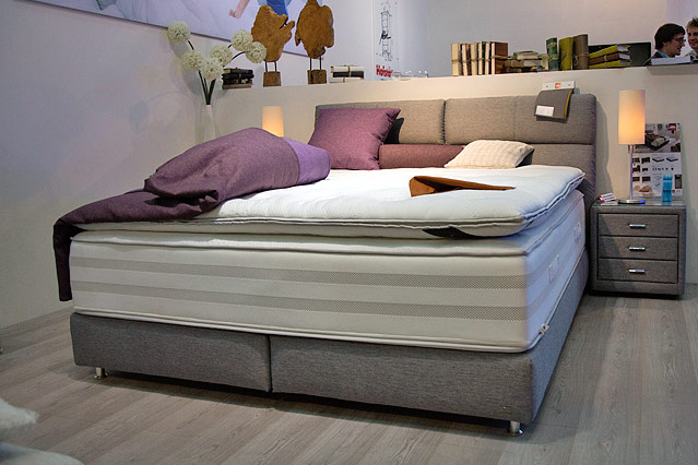 © ORF.at/Michael Baldauf Bett auf der Messe Wohnen & Interieur