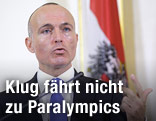 Verteidigungsminister Gerald Klug