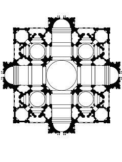 © Public Domain Grundriss des Peters Dom