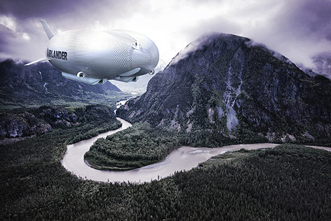 © Hybrid Air Vehicles Airlander Roboter-Luftschiff