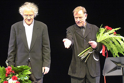 Hermann Beil und Claus Peymann