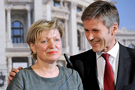 Karin Bergmann und Kulturminister Josef Ostermayer (SPÖ)