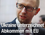 Ukrainischer Ministerpräsident Arseni Jazenjuk