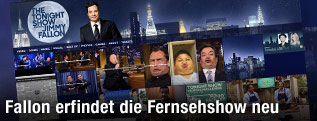 Screenshot zeigt die Webseite der Tonight Show