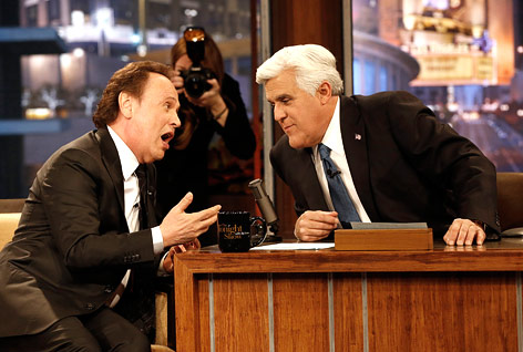 © Reuters/Mario Anzuoni Showmaster Jay Leno und Schauspieler Billy Crystal