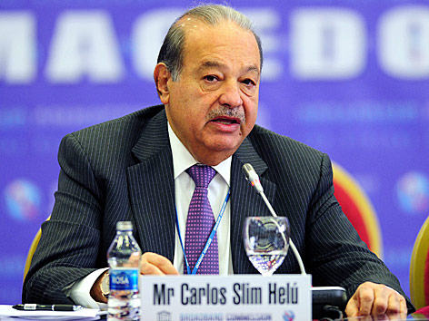 © APA/EPA/Georgi Licovski Carlos Slim