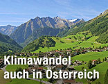 Blick auf den 2.767 Meter hohen Mullkogel im Osttiroler Praegarten am Grossvenediger