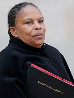 © APA/EPA/Ian Langsdon Französische Justizministerin Christiane Taubira