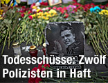 Bild eines getöteten Demonstranten auf dem Maidan