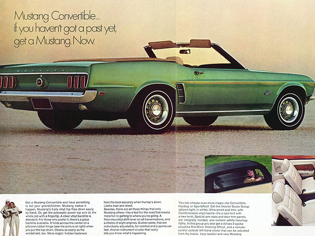 © Ford Ford Mustang Werbung aus 1969