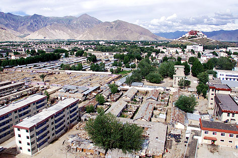 © Reuters Stadtansicht von Lhasa, Tibet