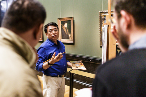 © ORF.at/Dominique Hammer Chinesischer Künstler im Kunsthistorischen Museum