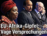 Vorsitzende der Kommission der Afrikanischen Union, Nkosazana Dlamini-Zuma, spricht am Afrika-EU-Gipfel