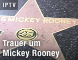 Stern von Mickey Rooney am Walk of Fame in Hollywood