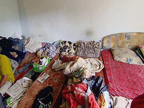 © ORF Schlafplatz in einer Wohnung
