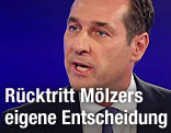 FPÖ-Parteichef Heinz-Christian Strache im ZIB2-Studio