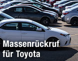 Neuwagen des Autoherstellers Toyota