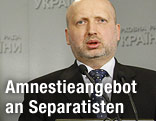 Der ukrainische Übergangspräsident Alexander Turtschinow 