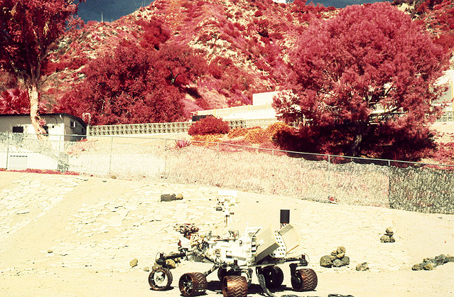 © Markus Krottendorfer Dia-Installation JPL MARS YARD USA 2013