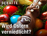 Osterhase und Ostereier