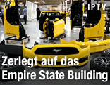Zerlegter Ford Mustang