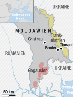 © APA/ORF.at Karte von Moldawien