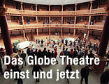 Das Globe Theatre von innen