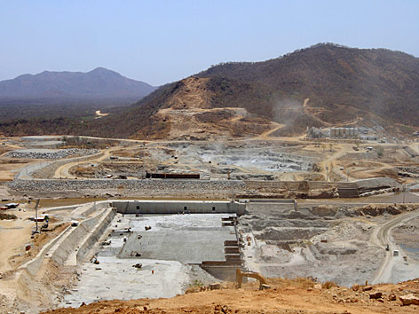 © Reuters/Tiksa Negeri Baustelle des Renaissance-Dammes in Äthiopien