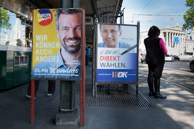 © ORF.at/Roland Winkler Plakatwerbung zur EU-Wahl 2014