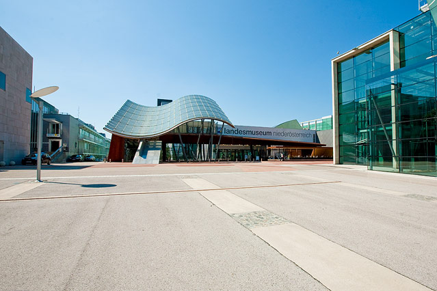 © ORF.at/Roland Winkler Niederösterreichisches Landesmuseum und Ausstellungshalle, St. Pölten